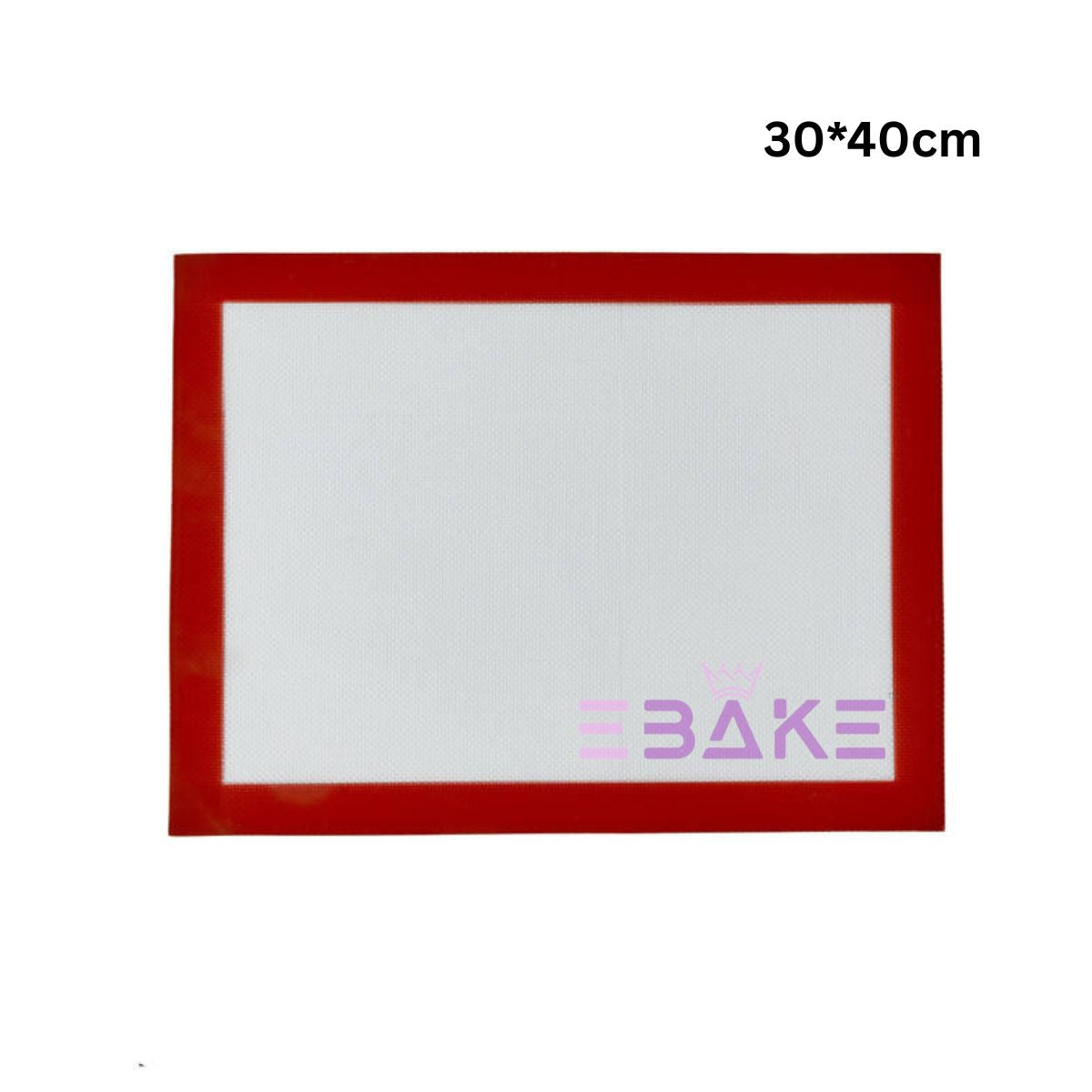 Macaron Baking Mat / Non Stick Silicone Baking Sheet 30*40 (Red)