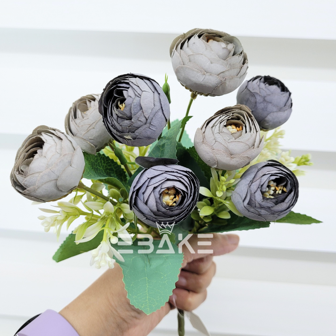 Small Peony Bunch A814 (8 Peonies & Fillers)