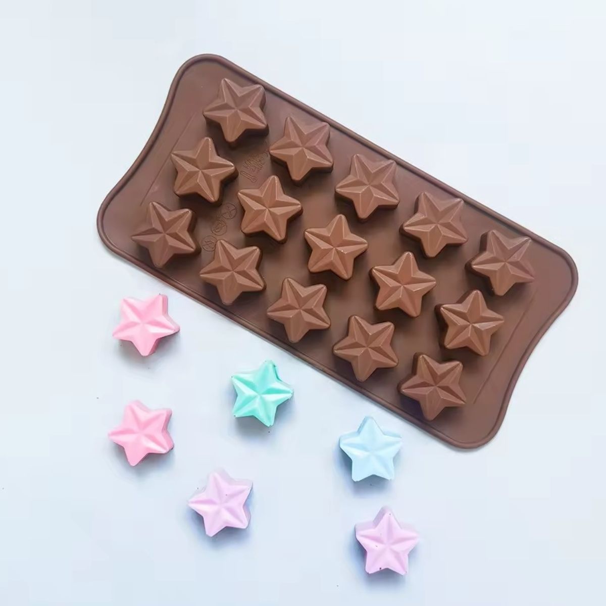 15 Cavity Star Chocolate Silicone Mould