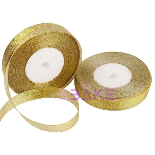 Golden Tissue Ribbon 0.5 Inch
