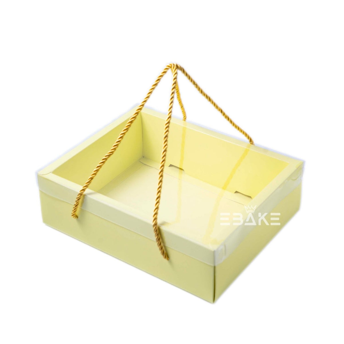 Hamper Box With Transparent Lid (Set of 2)10*8*3