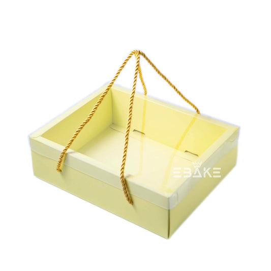 Hamper Box With Transparent Lid (Set of 2)10*8*3