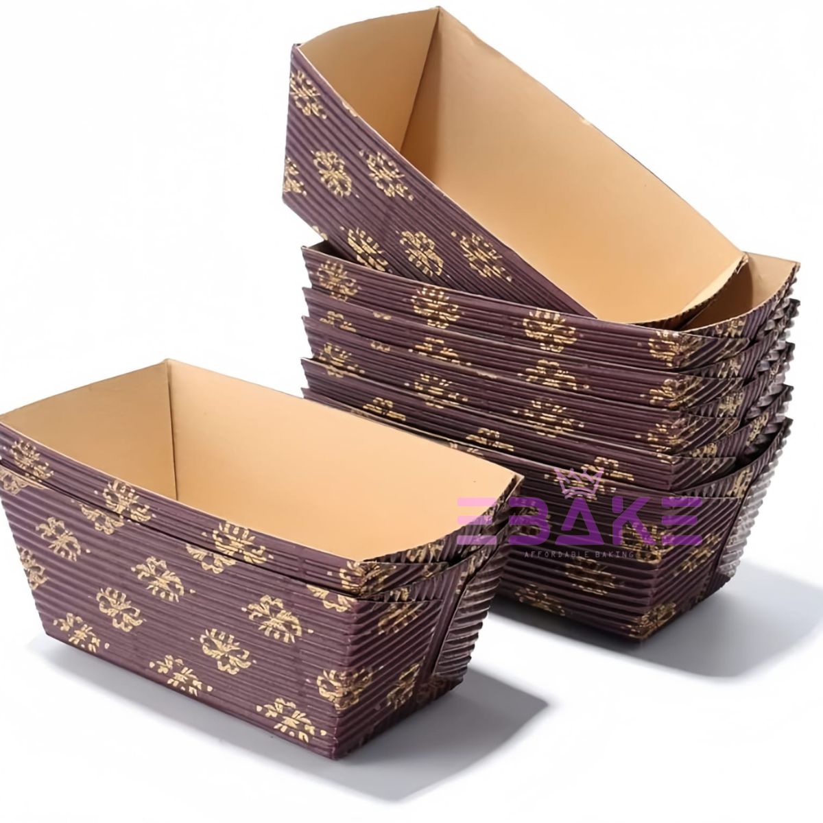 Brownie Rectangle Mini / Mini Loaf Mould (Set of 50 Pieces)