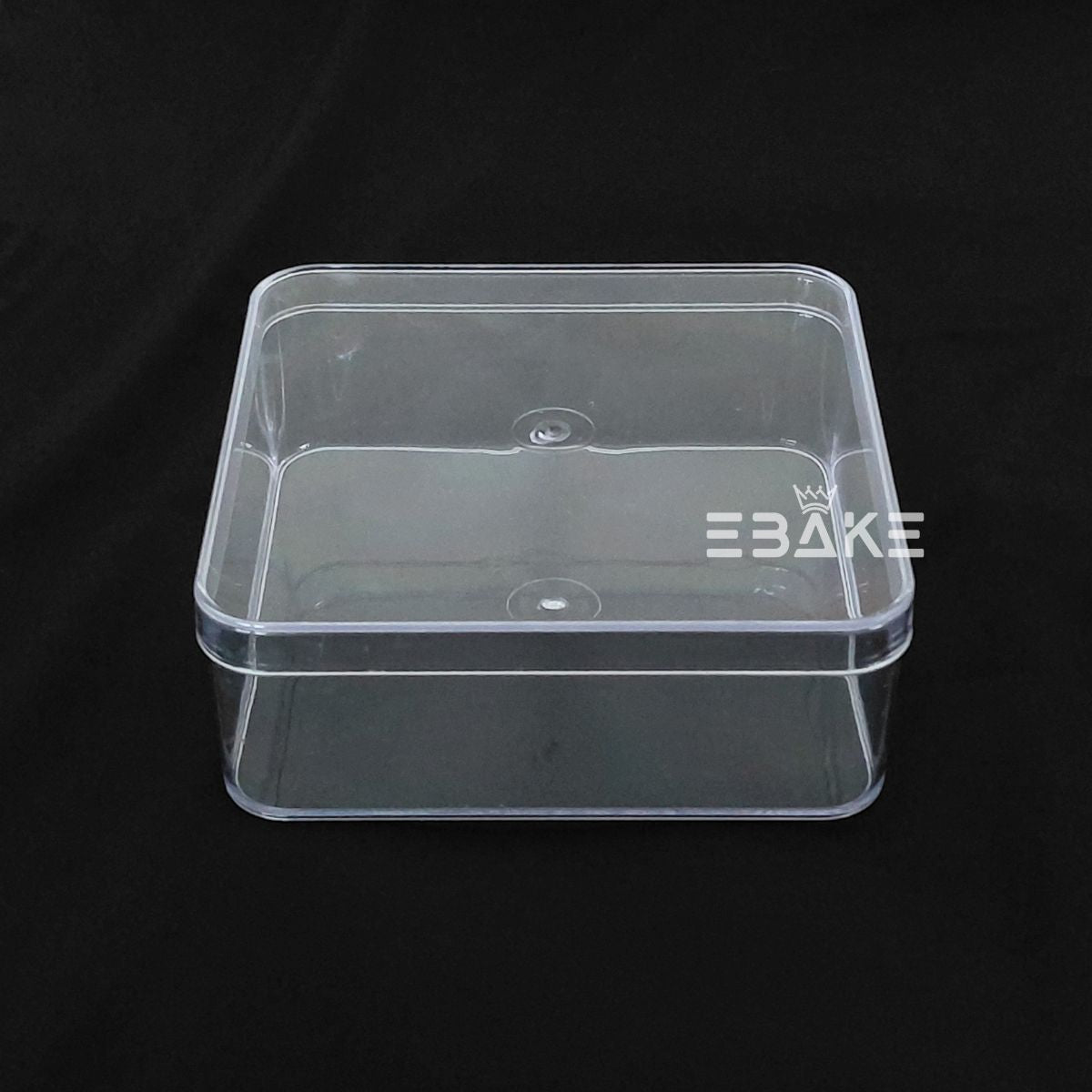 500ml Square Acrylic Dessert Box / Cake Tub With Lid