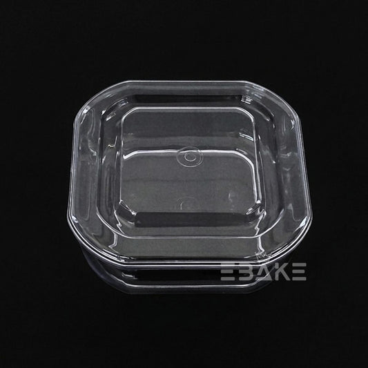 550ml Acrylic Dessert Box / Cake Tub With Lid