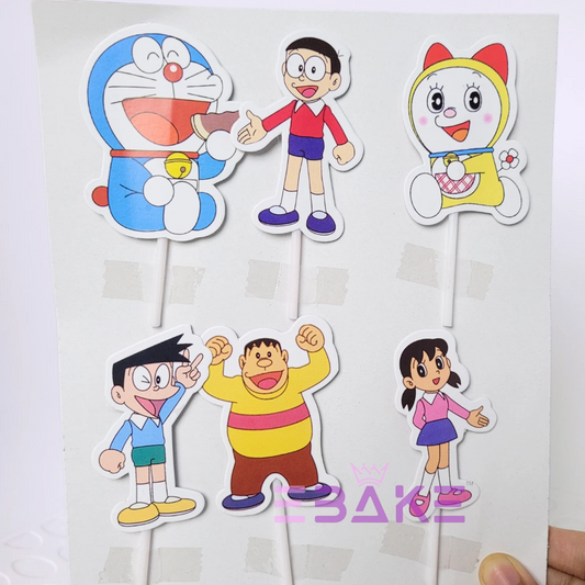 Doraemon Theme Paper Topper Set