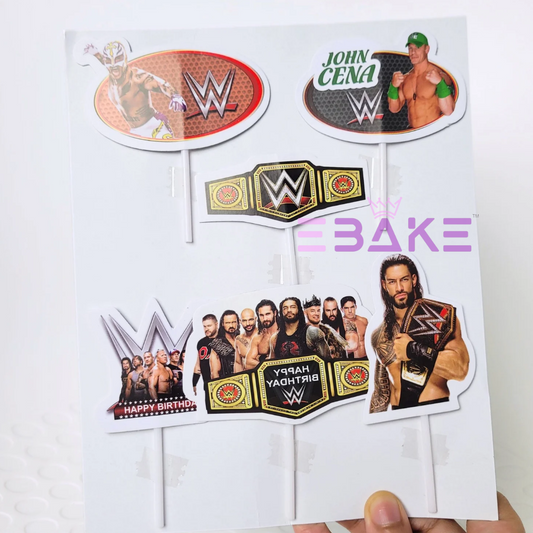 Wrestling WWE Paper Theme Topper