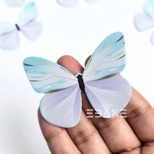 Paper Butterflies - Light Blue (Set of 10 Pieces)