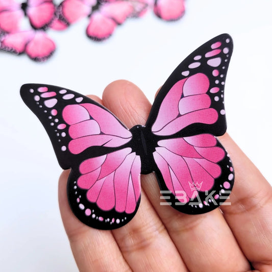 Paper Butterflies - Pink (Set of 10 Pieces)