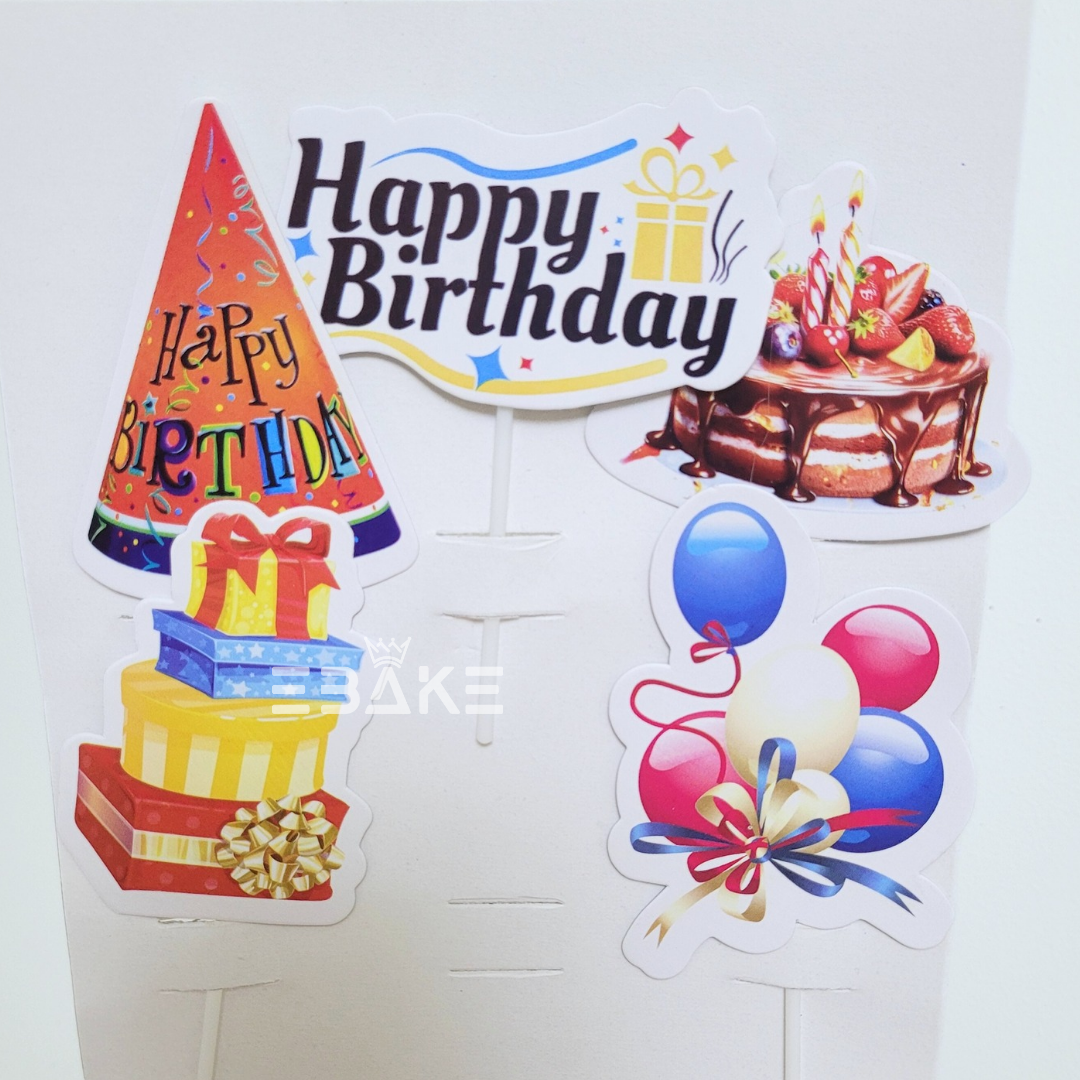Cartoon Ribbon Topper Cartoon & Theme Toppers – EBAKE