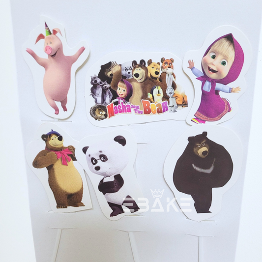 Cartoon Theme Paper Topper Set Bear