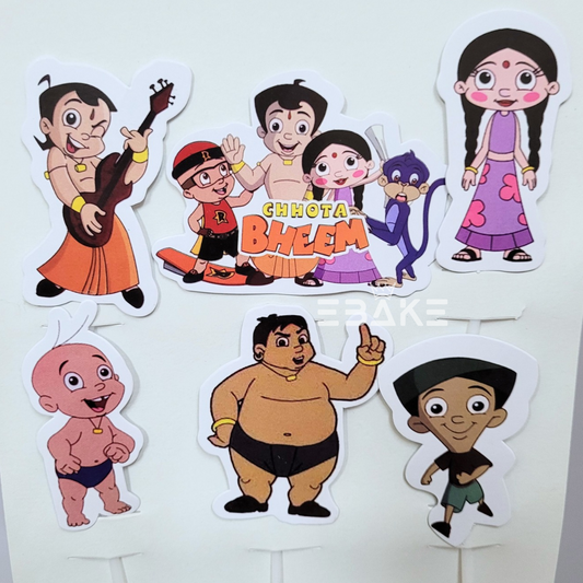 Chhota Bheem Theme Paper Topper Set