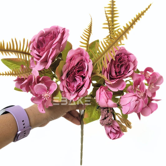 A1586 Peony Bunch With Fillers