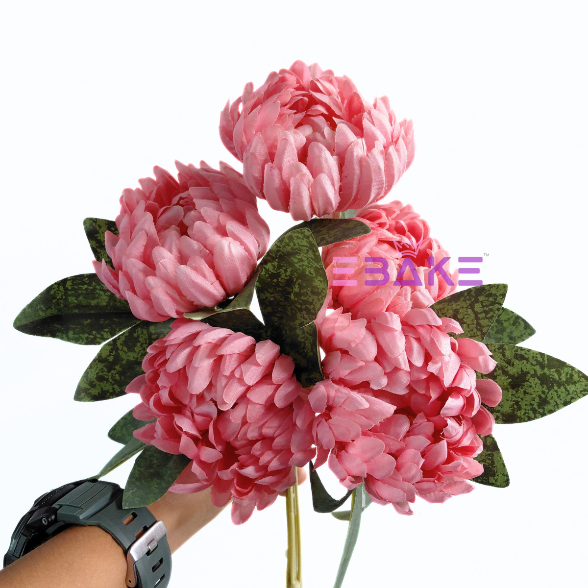 A1949 Pink Large Chrysanthemum Bunch With Fillers