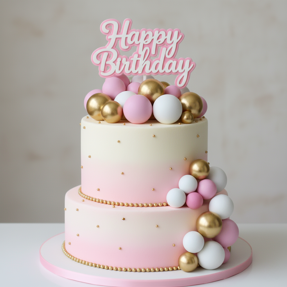 Pink Mix Faux Balls- Set Of 20 Pieces