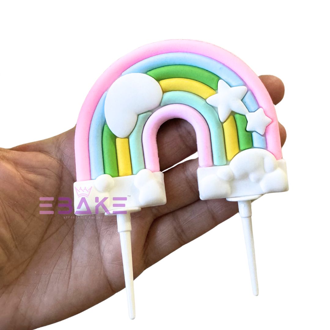 Rainbow Cake Topper