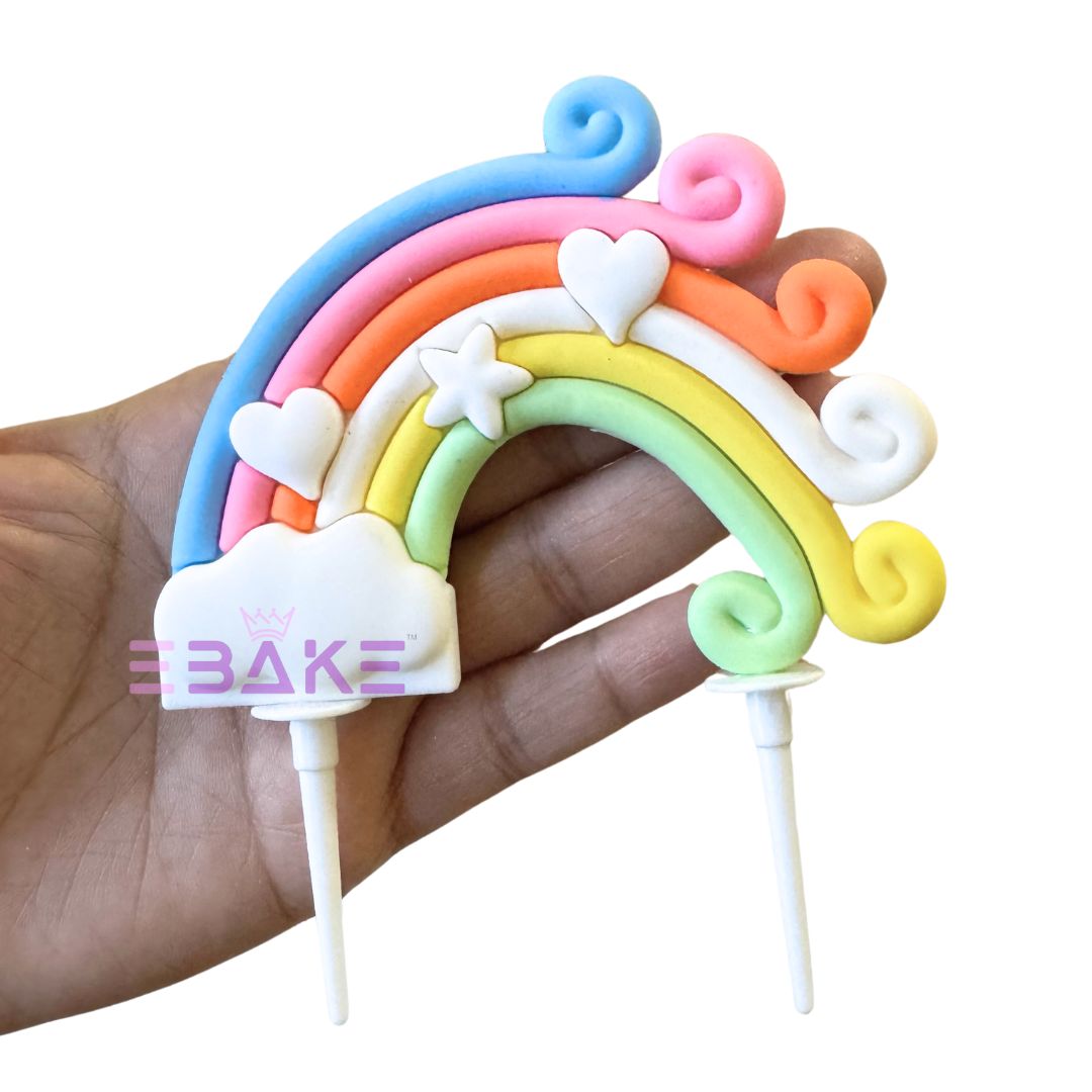 Rainbow Cake Topper