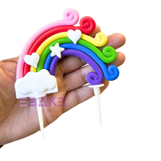 Rainbow Cake Topper