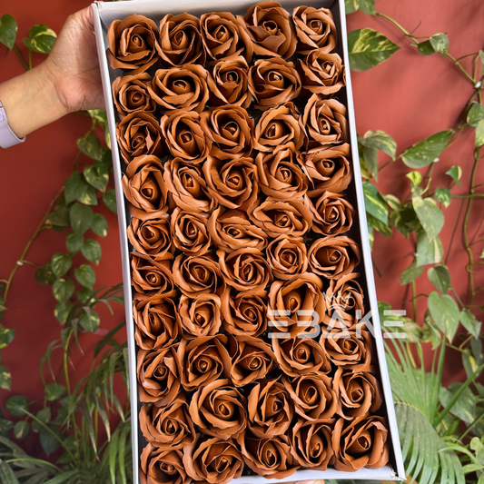 Scented Rose - Brown Full Box (50 Pieces)