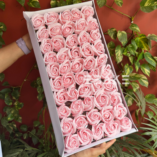 Scented Rose Light Pink Full Box (50 Pieces)