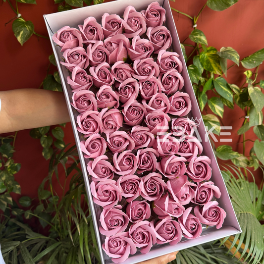 Scented Rose - Mauve Pink Full Box (50 Pieces)