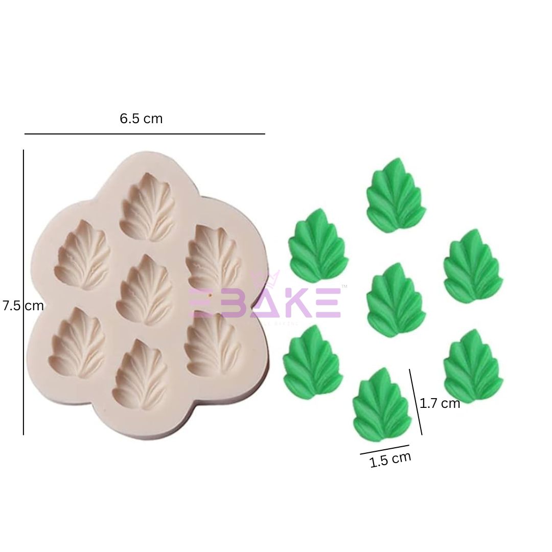 Small Leaves Silicone Fondant Mould Small