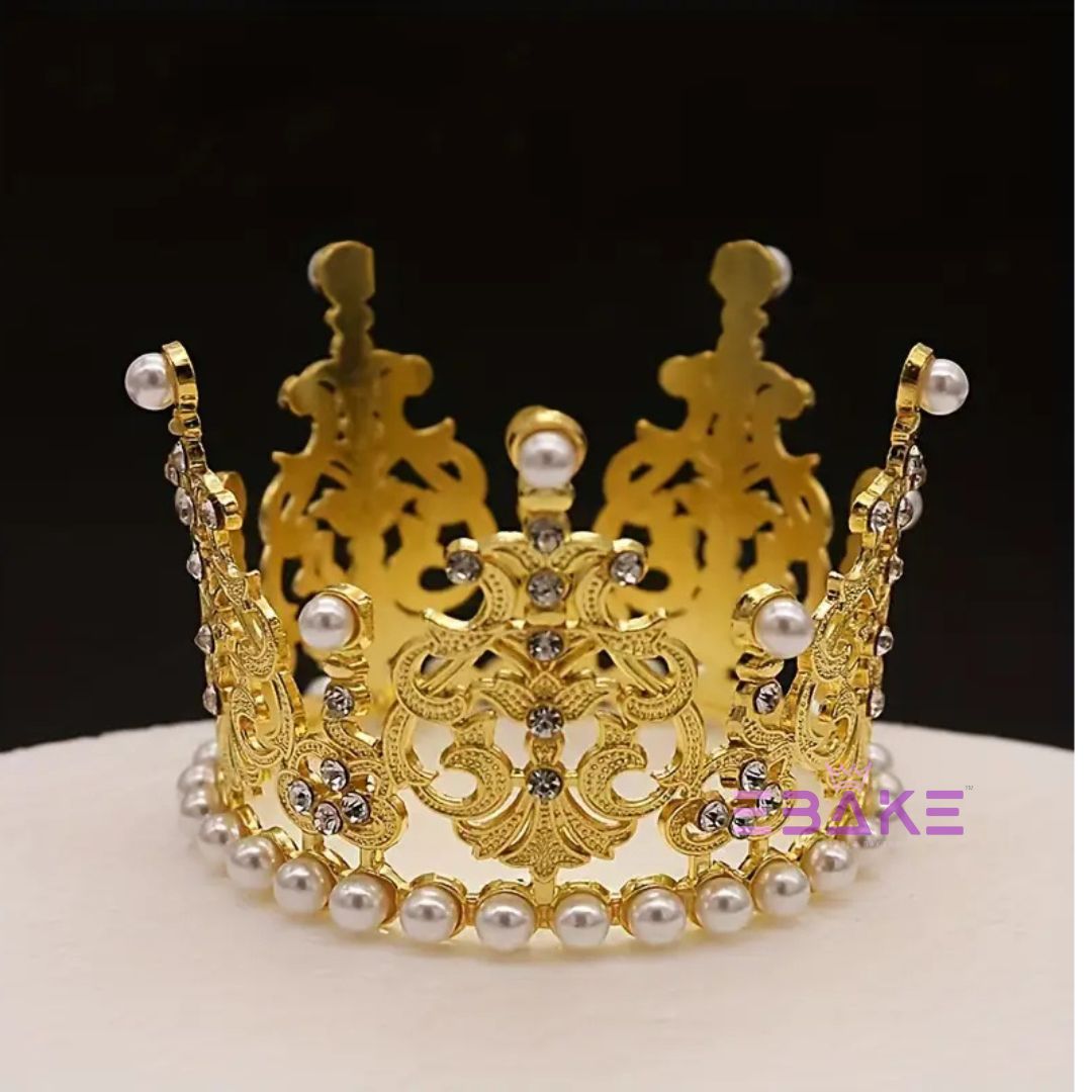 Medium Cake Crown - Gold