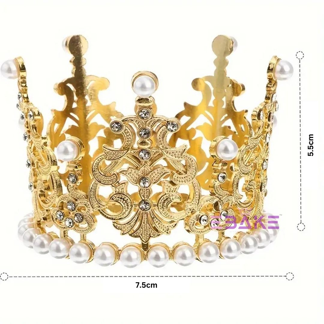 Medium Cake Crown - Gold