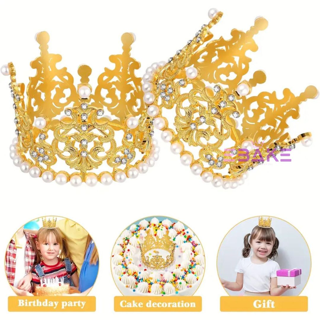 Medium Cake Crown - Gold