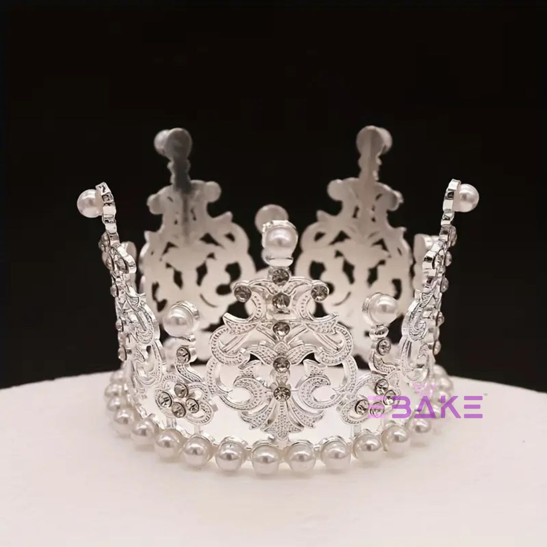 Medium Cake Crown - Silver