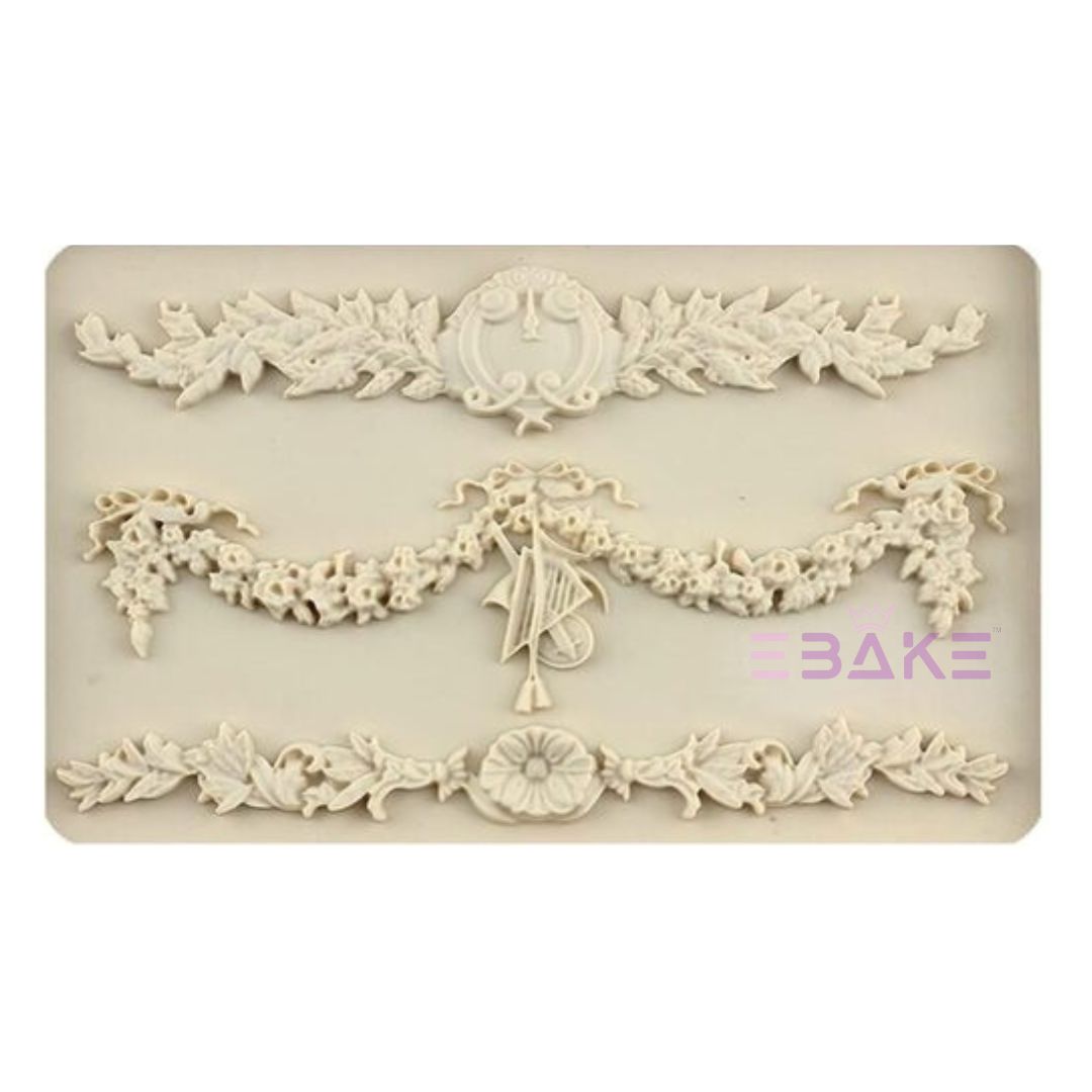 Cake Border Silicone Fondant Mould