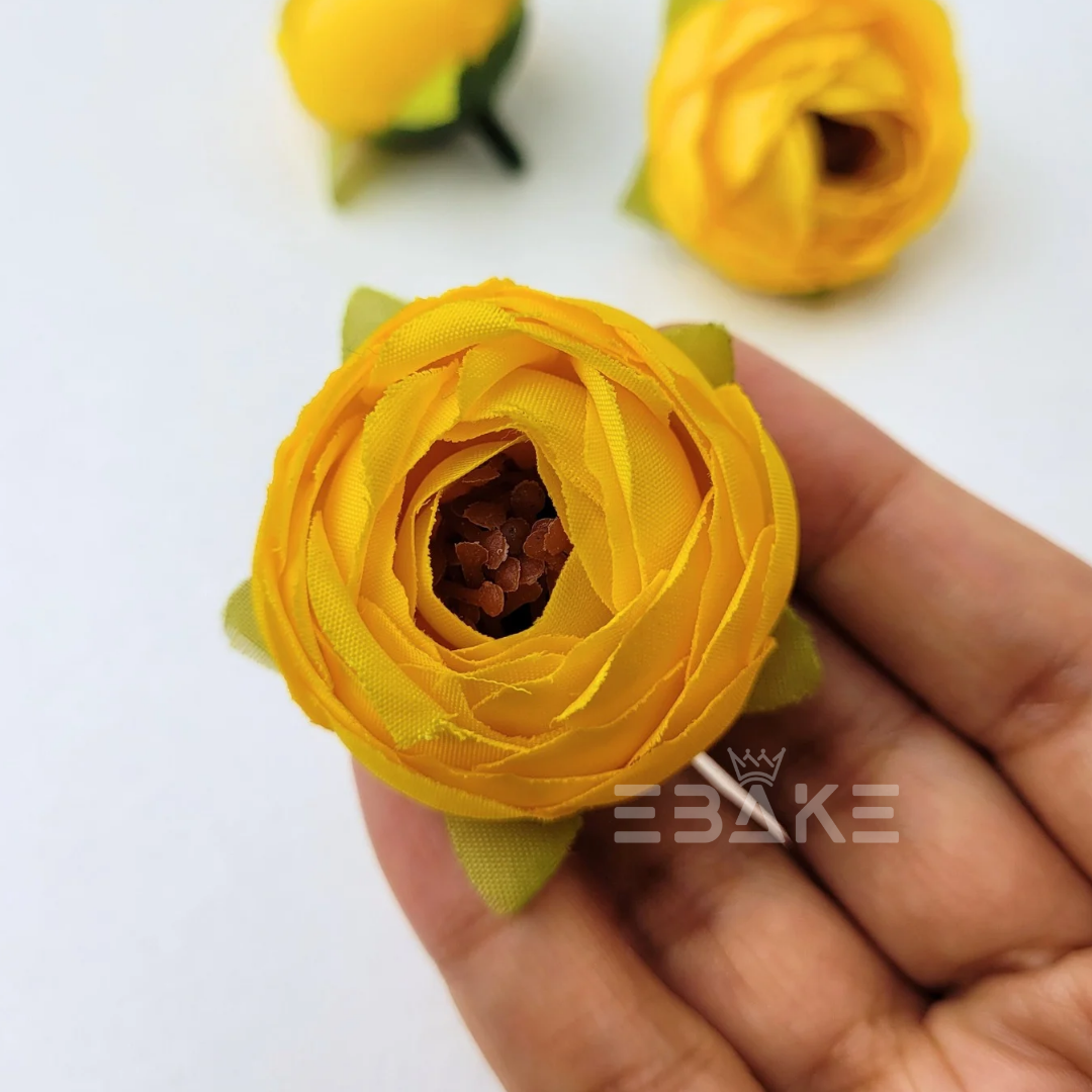 Small Peony Yellow - A1058 (Single Piece)