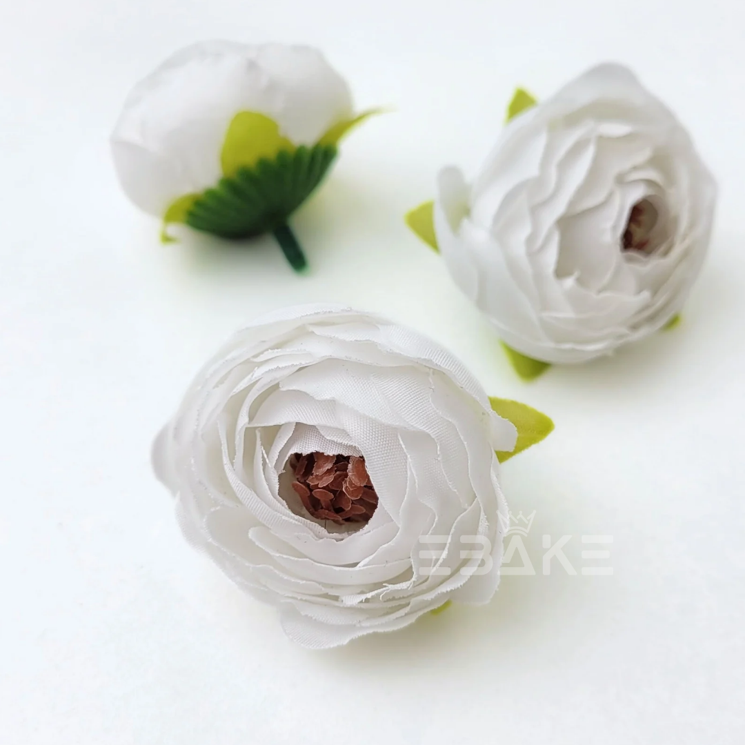 Small Peony White - A1061 (Single Piece)