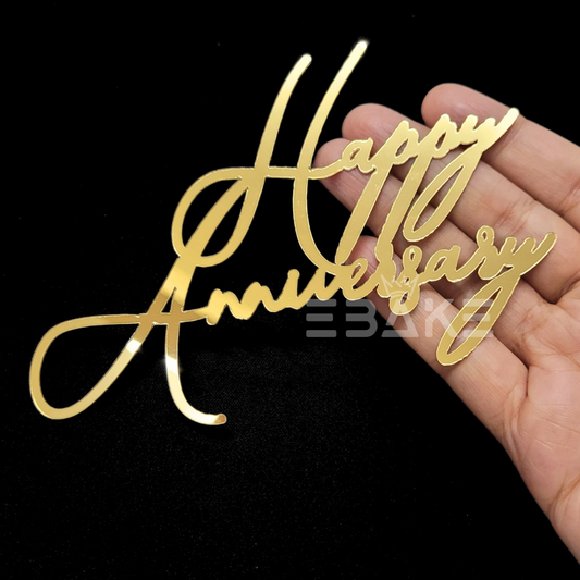 Happy Anniversary Cutout (Cake Charm)