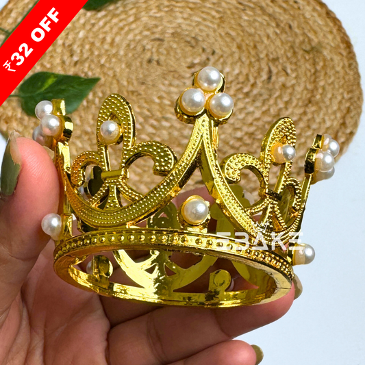 Small Cake Crown - Gold