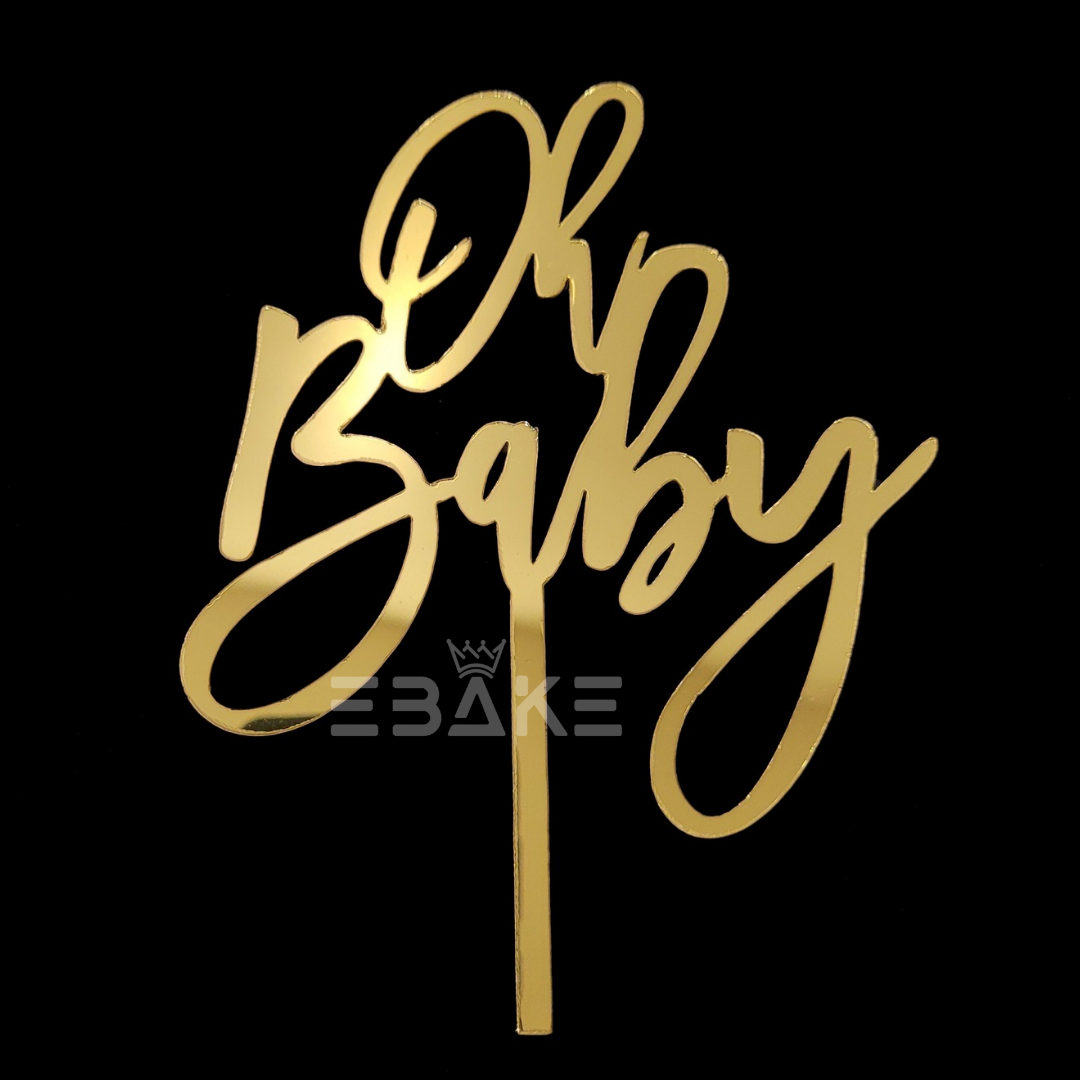 Oh Baby Cake Topper New