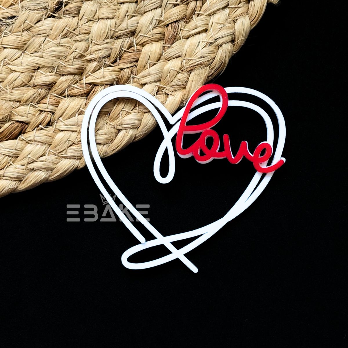 Love Charm/ Mini Cutout 3” Double Colour