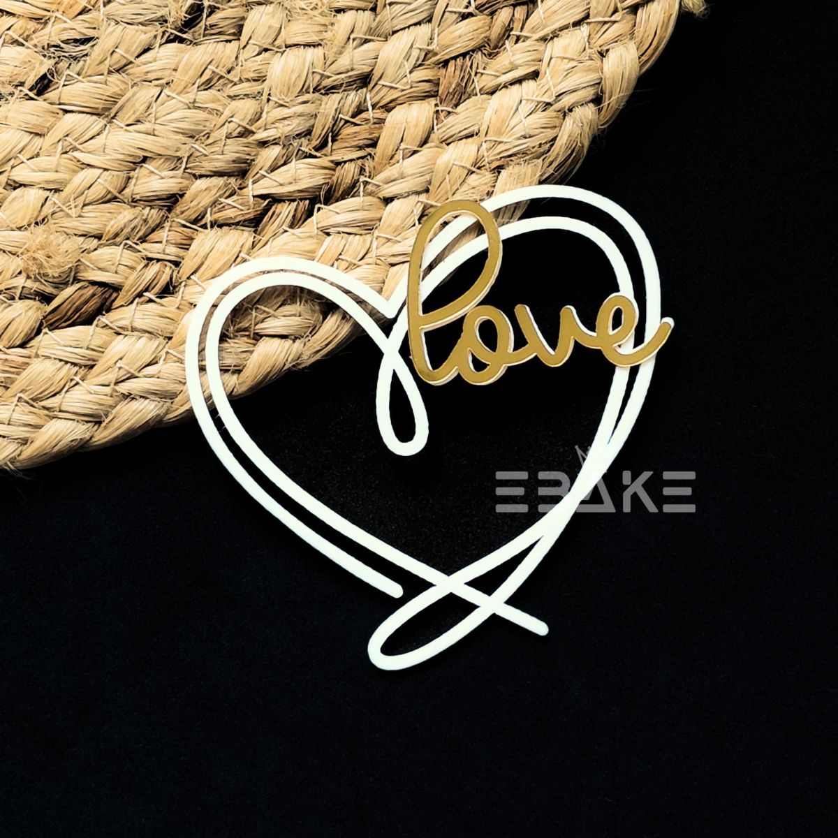 Love Charm/ Mini Cutout 3” Double Colour