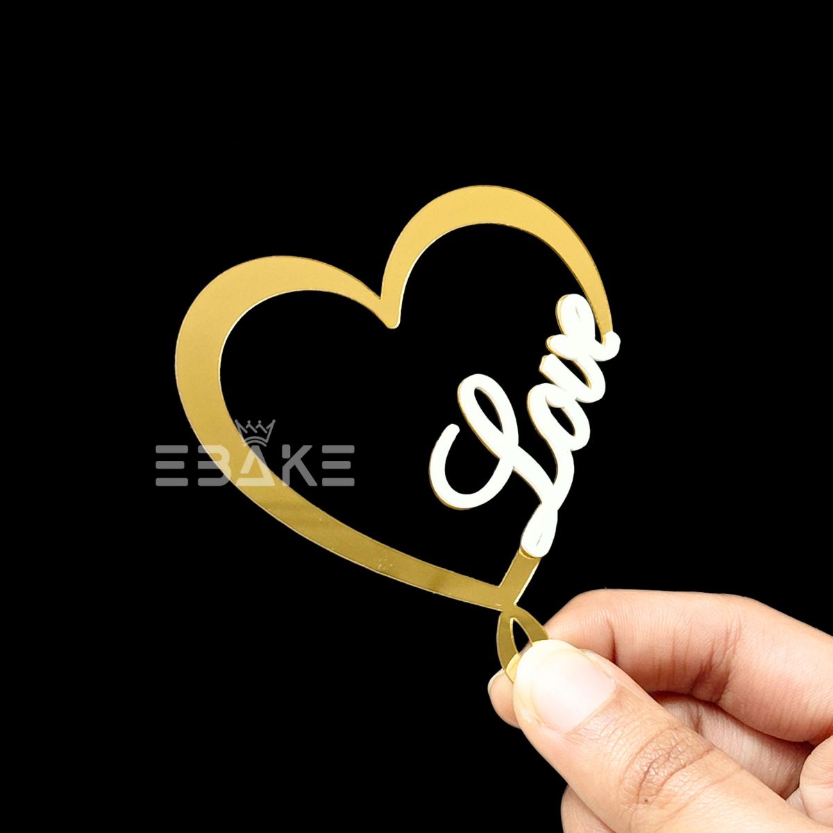 Love Charm/ Mini Cutout 3” Double Colour
