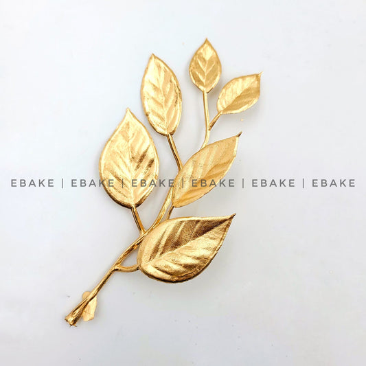 Artificial Golden Leaves - 1 Branch A288