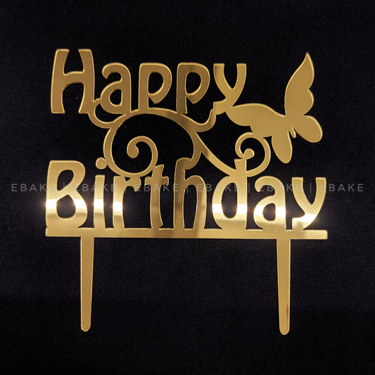Happy Birthday Cake Topper
