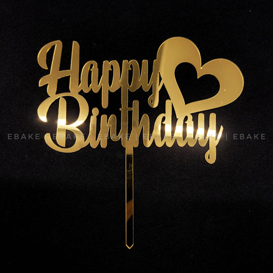 Happy Birthday Cake Topper