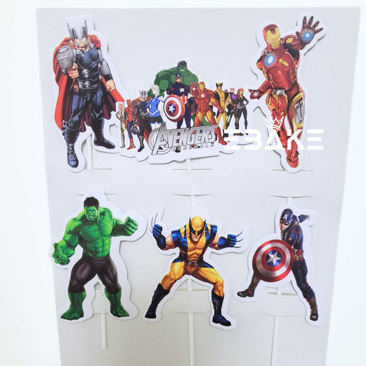 Avengers Paper Theme Topper