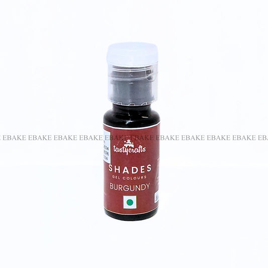 Burgundy Edible Concentrated Gel Colour for Cake Decorating - 20g Bottle
