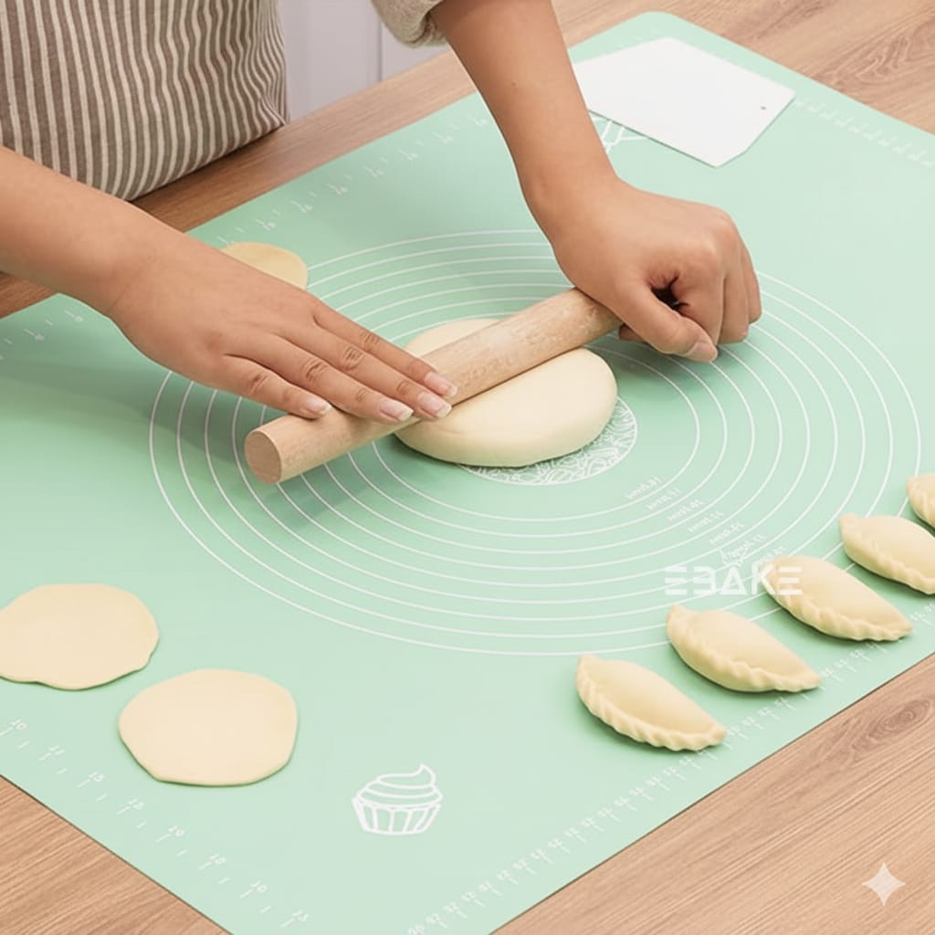 Silicone Non Stick Multipurpose Baking Mat for Kneading & Fondant Rolling