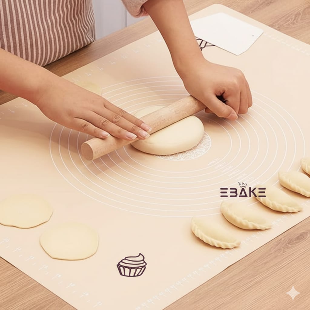 Silicone Non Stick Multipurpose Baking Mat for Kneading & Fondant Rolling