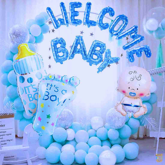 Welcome Baby Foil Balloon Combo