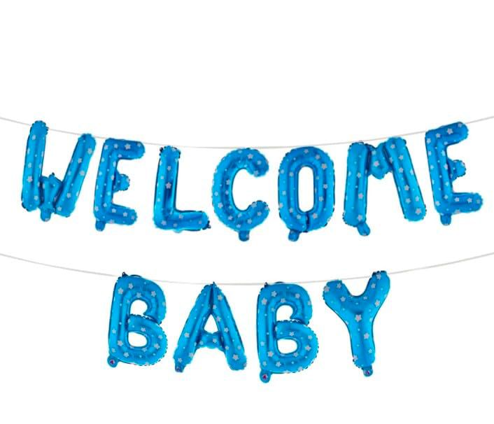 Welcome Baby Foil Balloon Combo