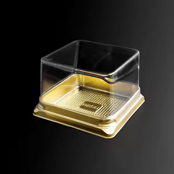 Mini Cake Box/Pastry Box With Transparent Lid (Set of 5) 2*2 Inches Small