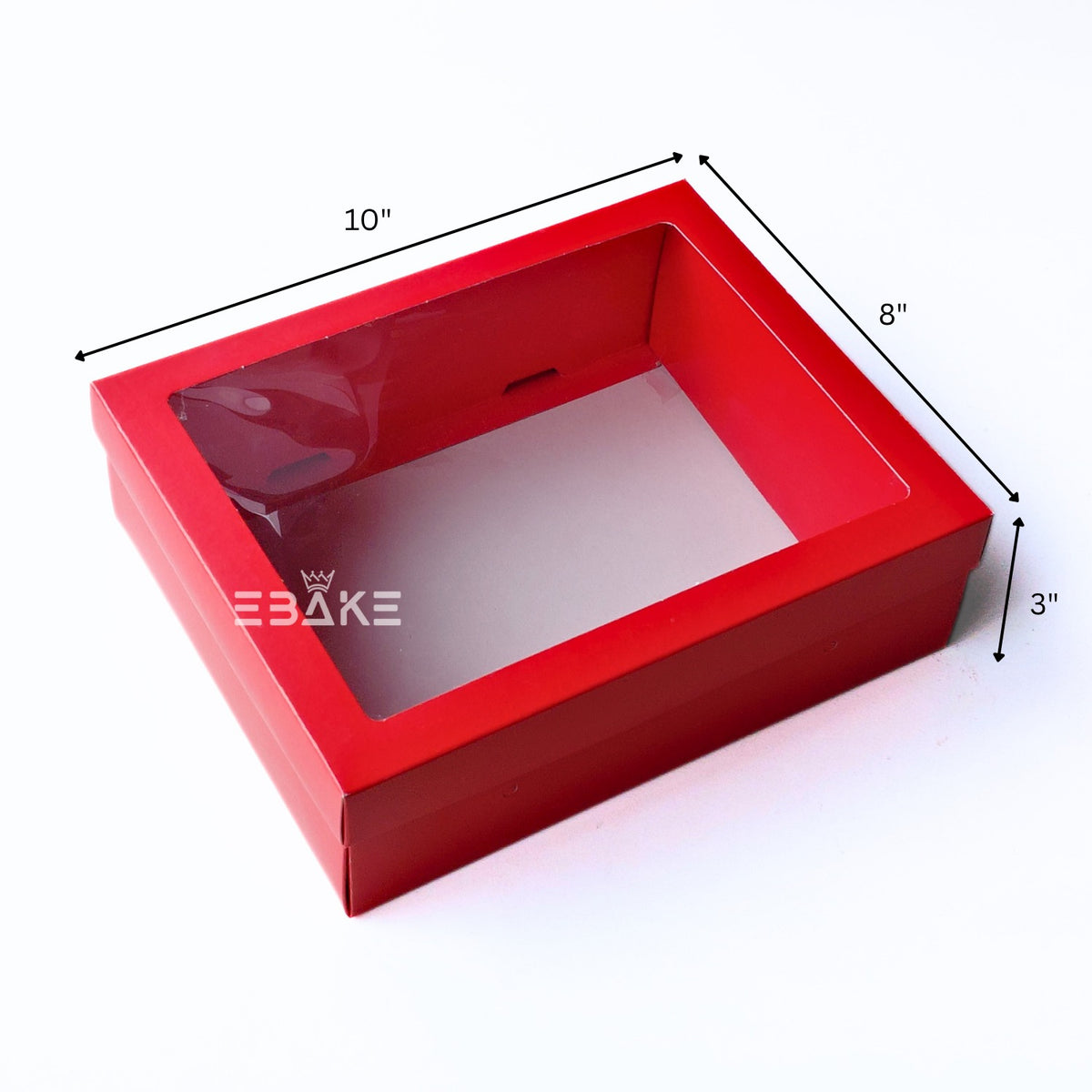 Hamper Box With Transparent Lid (Set of 2)10*8*3